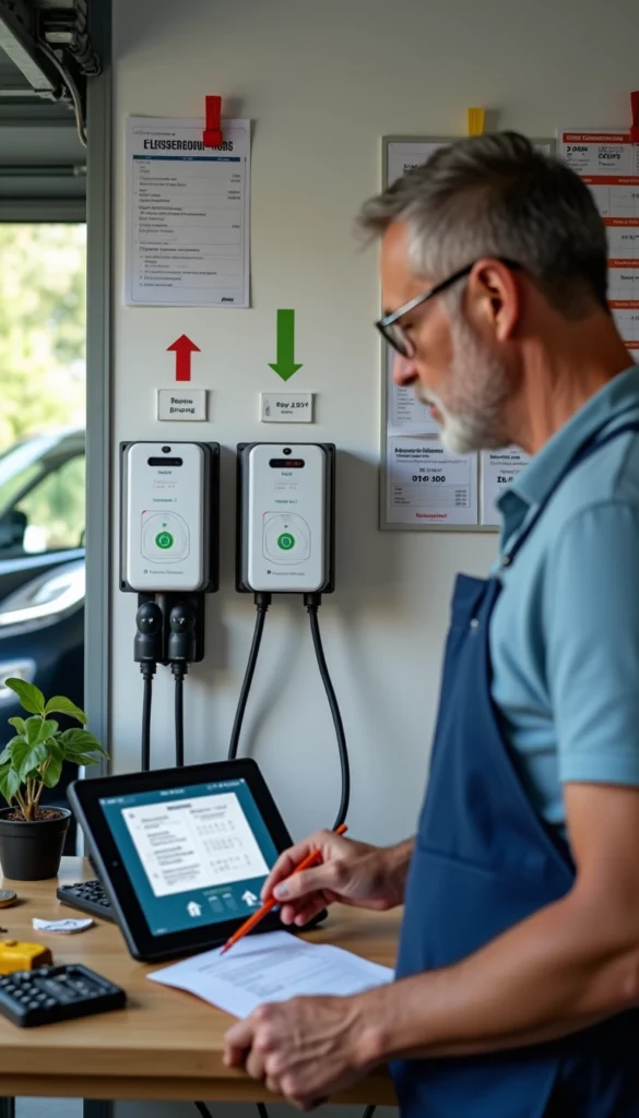 installation d'une borne de recharge chez soi